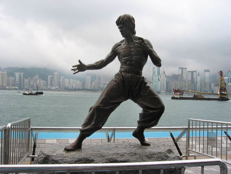 Bruce Lee statue in Hong Kong Statue of Bruce Lee