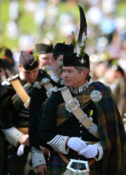 Bruce Murray, 12th Duke of Atholl Highlanders Parade During The Blair Atholl Highland Games Zimbio