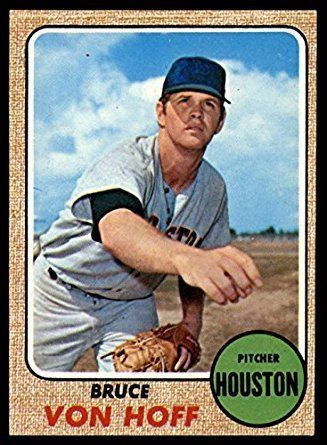 Bruce Von Hoff Amazoncom Baseball MLB 1968 Topps 529 Bruce Von Hoff EXNM RC