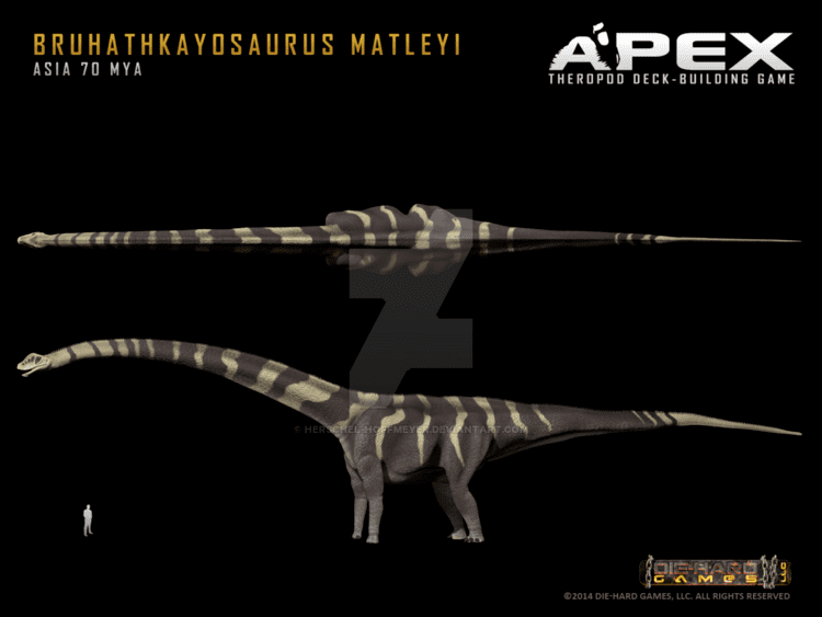 Bruhathkayosaurus from Apex Theropod Deck Building Game