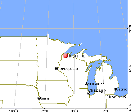 Brule, Wisconsin Brule Wisconsin WI 54820 profile population maps real estate