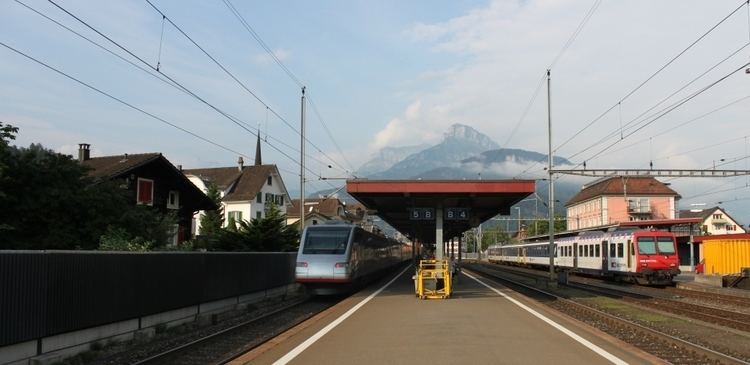 Brunnen railway station