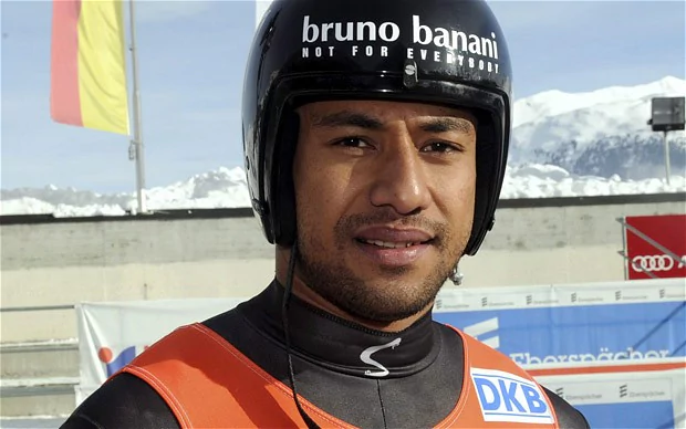 Bruno Banani (luger) Tongan luger Bruno Banani exposed as a hoax Telegraph