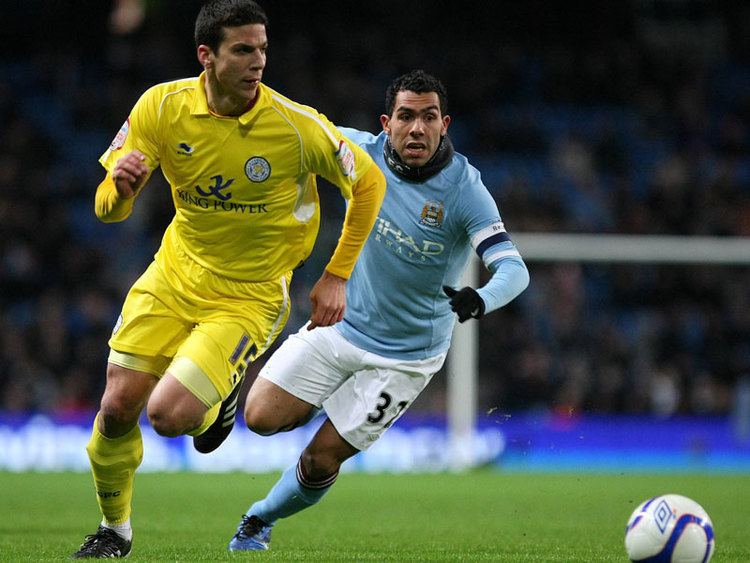 Bruno Berner Manchester City vs Leicester City picture Bruno