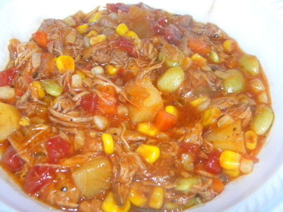 Brunswick stew Brunswick Stew Georgia Style Chicken And Pork Recipe Foodcom