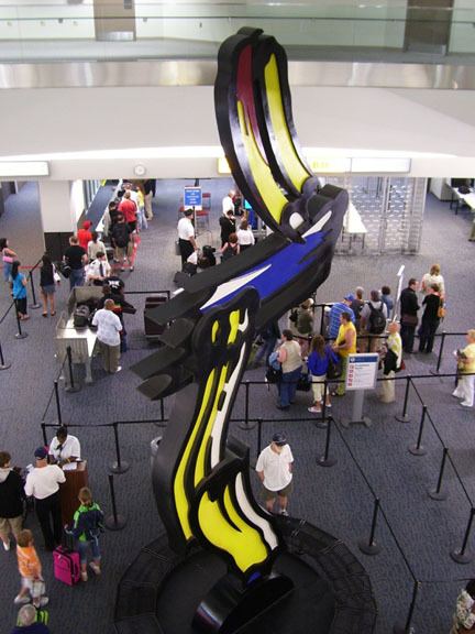 Brushstrokes in Flight At Length Art in the Airport