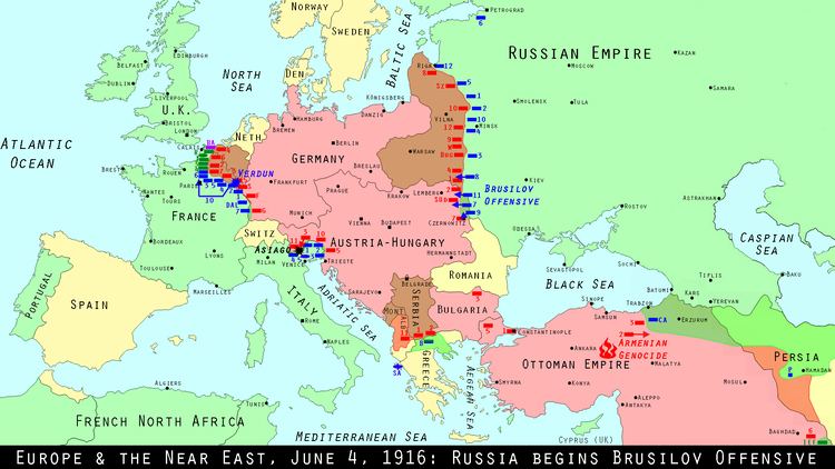 Brusilov Offensive WWI Centennial Russians Launch Brusilov Offensive Arab Revolt