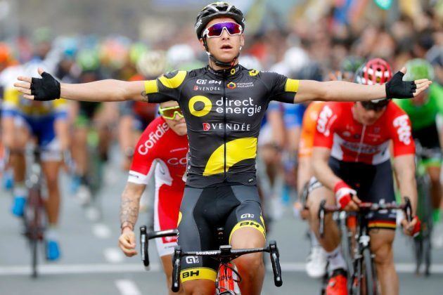 Bryan Coquard Bryan Coquard sprints to victory on stage four of Ruta del Sol