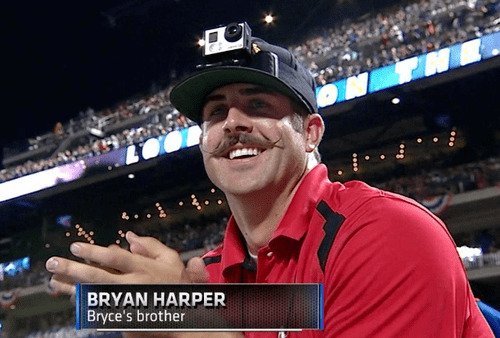 Bryan Harper Nats Enquirer Bryce Harper39s hair Bryan Harper39s