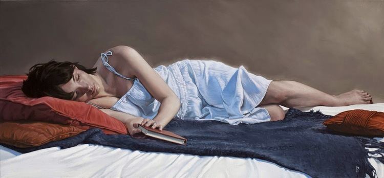 Bryan Larsen Bryan Larsen 1975 Romantic Realist painter TuttArt Pittura