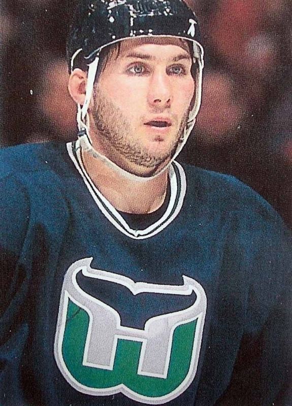 Bryan Marchment 199394 Bryan Marchment Whalers Game Worn Jersey Photo