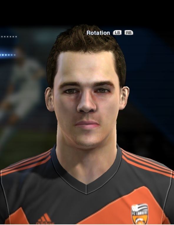 Bryan Pele Pele Bryan face for Pro Evolution Soccer PES 2013 made by