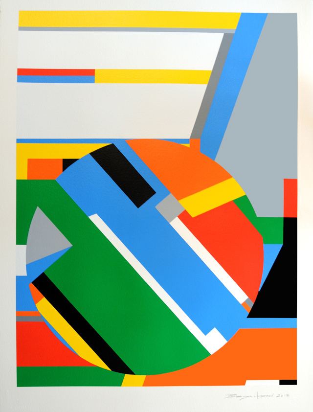 Bryce Hudson Untitled Composition 20 2012 Abstract Geometric