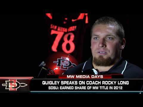 Bryce Quigley VIDEO San Diego State OL Bryce Quigley at Mountain West