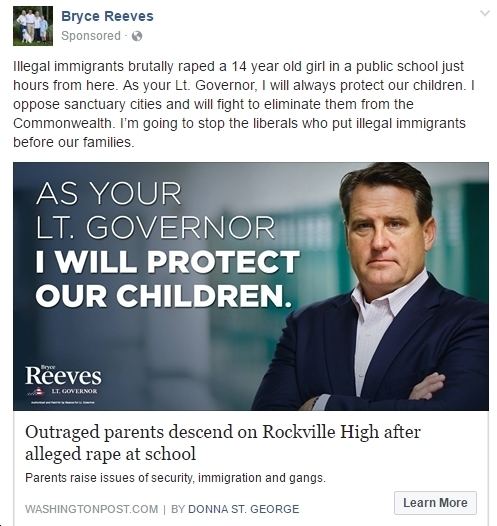 Bryce Reeves VA GOP Lt Gov Candidate Bryce Reeves Really Needs to Listen to Del