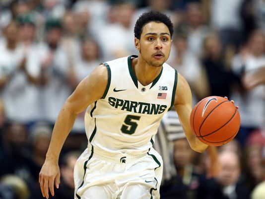 Bryn Forbes Fatherhood family illness top priorities for MSU39s Forbes