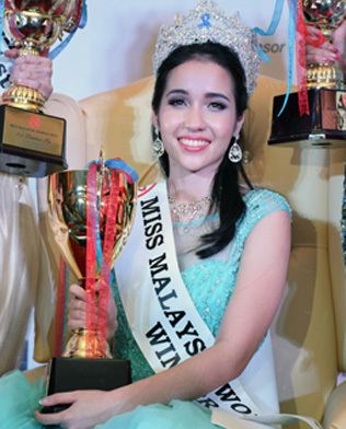 Brynn Zalina Lovett Sabah beauty Brynn Lovett is Miss Malaysia World 2015 Sabahan News