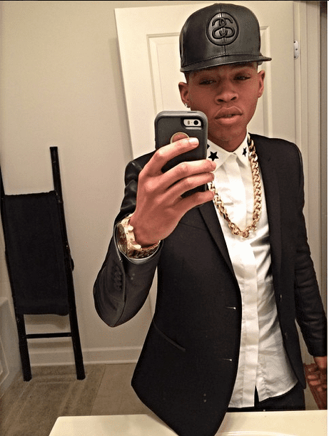 Bryshere Y. Gray Actor Bryshere Y Gray Spotted Styling In A Givenchy SlimFit Cotton