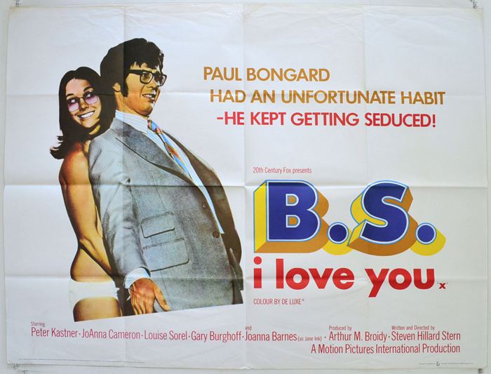 B.S. I Love You BS I Love You Original Cinema Movie Poster From pastposterscom