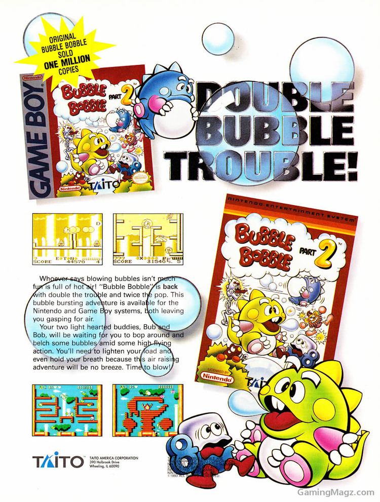 Bubble Bobble Part 2 Bubble Bobble Part 2 GamingMagz
