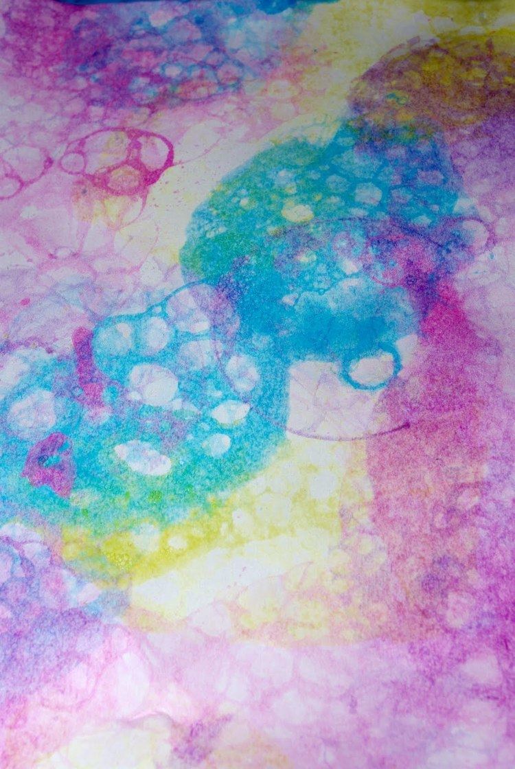 Bubbles (painting) Bubble Painting Tutorial Happiness is Homemade