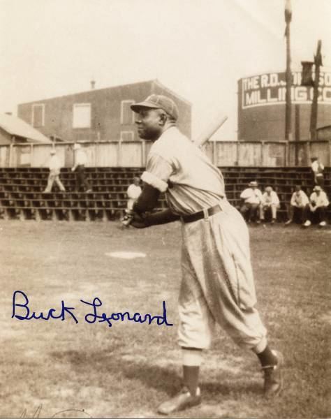 Buck Leonard Walter F Buck Leonard and Jackie Robinson Baseball Legends