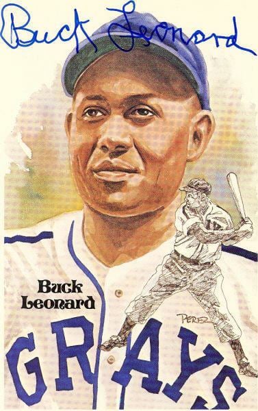 Buck Leonard Autographed Baseballs