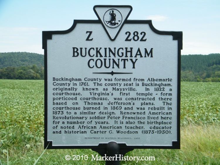 Buckingham County, Virginia wwwmarkerhistorycomImagesLow20Res20A20Shots