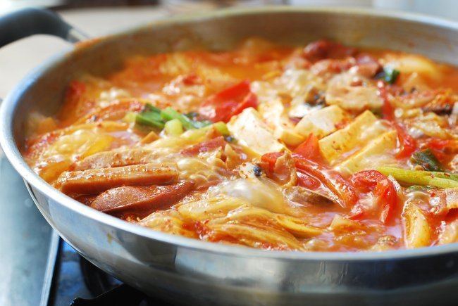 Budae-jjigae Budae Jjigae Army Stew Korean Bapsang