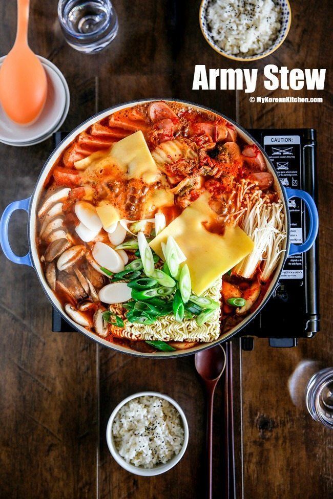 Budae-jjigae Budae Jjigae Army Stew My Korean Kitchen