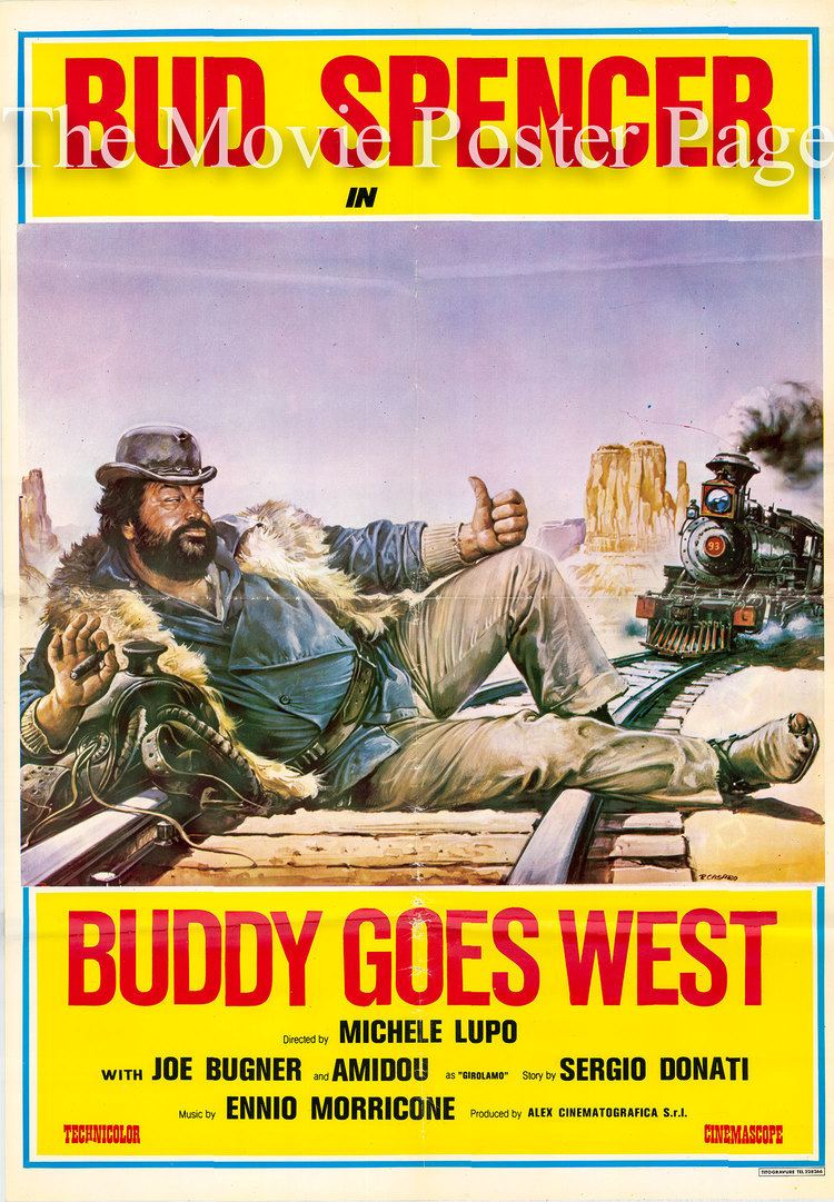 Buddy Goes West Buddy Goes West 1981 Bud Spencer Italian onesheet F NM 35