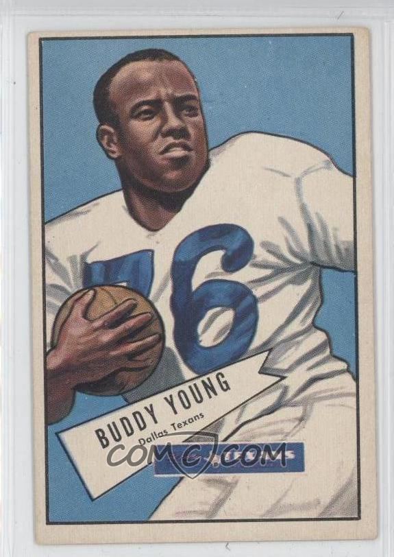 Buddy Young 1952 Bowman Large 104 Buddy Young COMC Card Marketplace