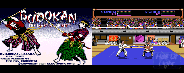 Budokan: The Martial Spirit Budokan The Martial Spirit Hall Of Light The database of Amiga