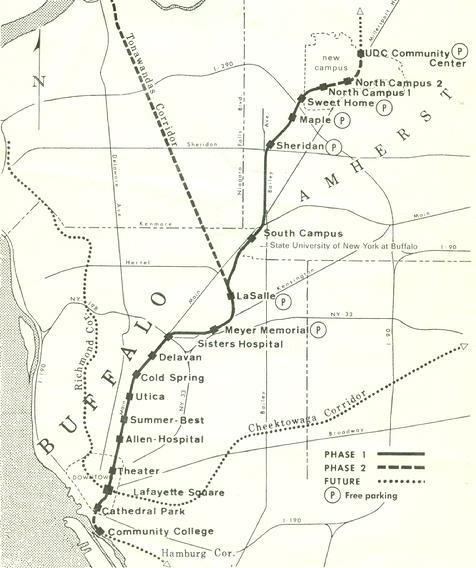 Buffalo Metro Rail Forgotten Buffalo featuring Buffalo Metro Rail 1973