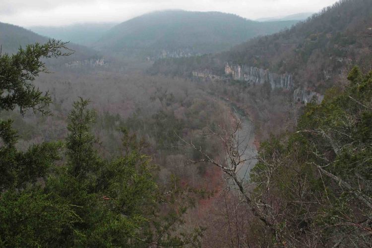 Buffalo River Trail Buffalo River Trail from Boxley to Pruitt in Typical Arkansas