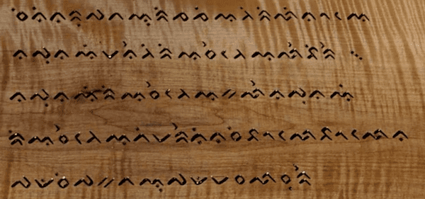 Buginese language ScriptSource Entry Buginese Script Carving