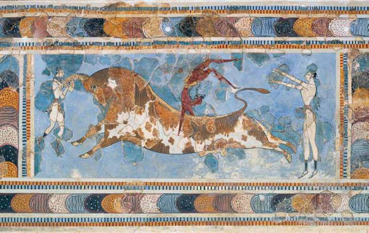 Bull-Leaping Fresco Expedition Magazine Bulls and Bullleaping in the Minoan World