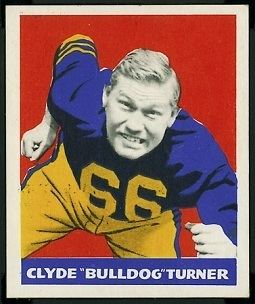 Bulldog Turner Bulldog Turner rookie card 1948 Leaf 3 Vintage Football Card