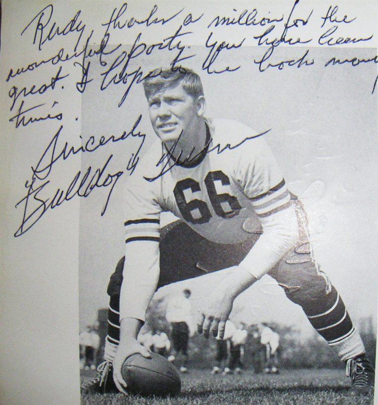 Bulldog Turner PSA AutographFacts Bulldog Turner