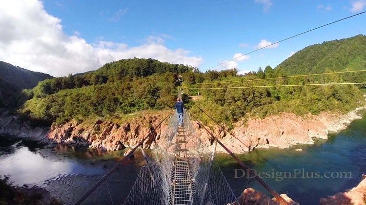 Buller Gorge The Buller Gorge Swing Bridge New Zealand YouTube