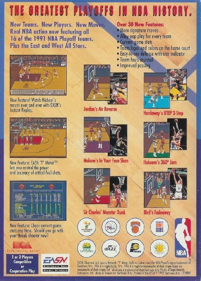 Bulls vs Lakers and the NBA Playoffs Bulls vs Lakers and the NBA Playoffs Box Shot for Genesis GameFAQs