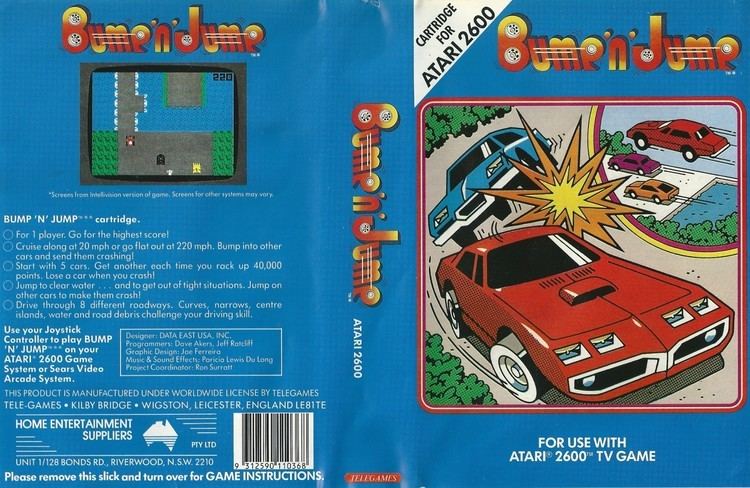 Bump 'n' Jump Atari 2600 VCS Bump 39n39 Jump scans dump download screenshots