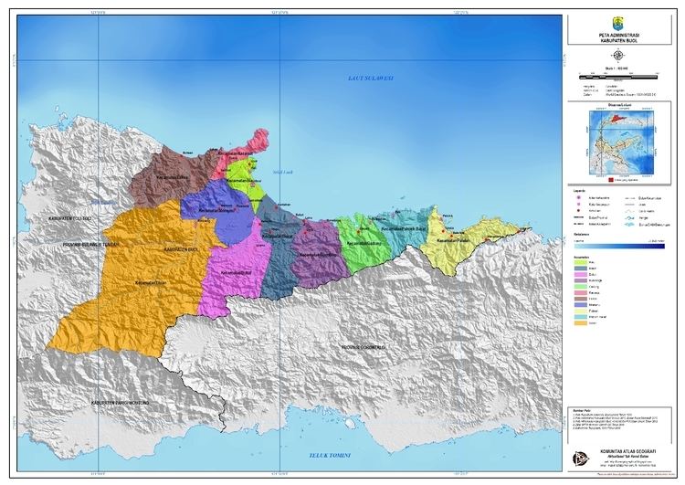 Buol Regency Kab Buol Peta Tematik Indonesia
