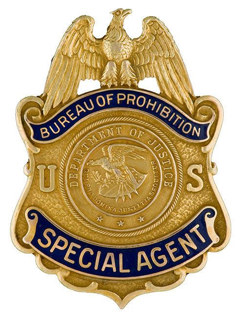 Bureau of Prohibition History of the Badges Bureau of Alcohol Tobacco Firearms and