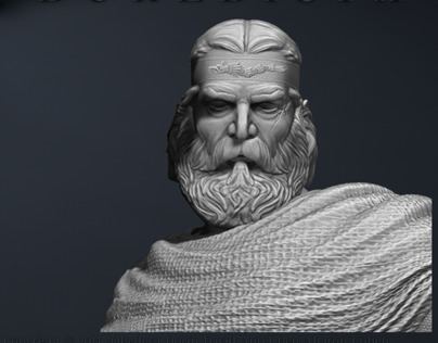 Burebista Burebista King of Dacia 3D Wallpaper Sculptris on Behance