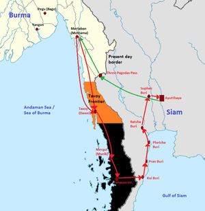 Burmese–Siamese War (1759–60) httpsuploadwikimediaorgwikipediacommonsthu
