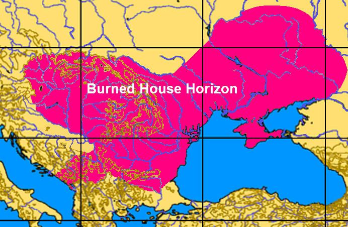 Burned house horizon