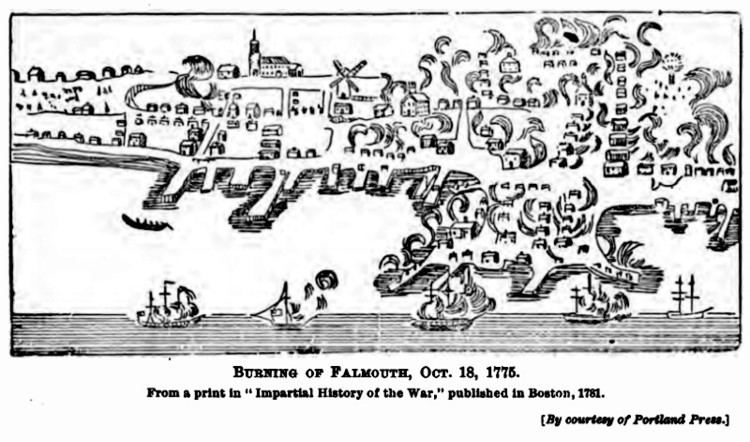Burning of Falmouth Falmouth Neck in the Revolution