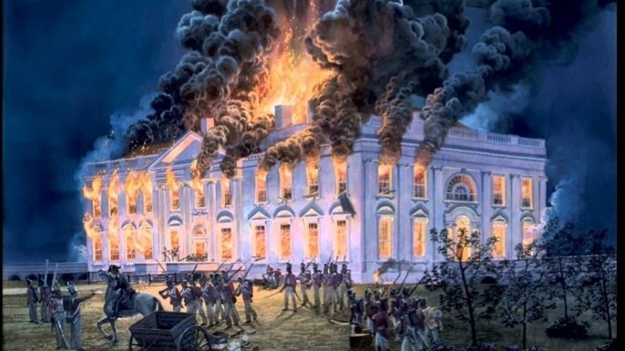 Burning of Washington The British Burn Washington DC 200 Years Ago History in the