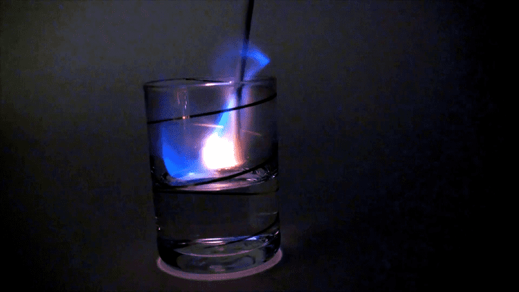 Burning Up (film) Burning up alcohol inside clear vodka glass The film was shot at